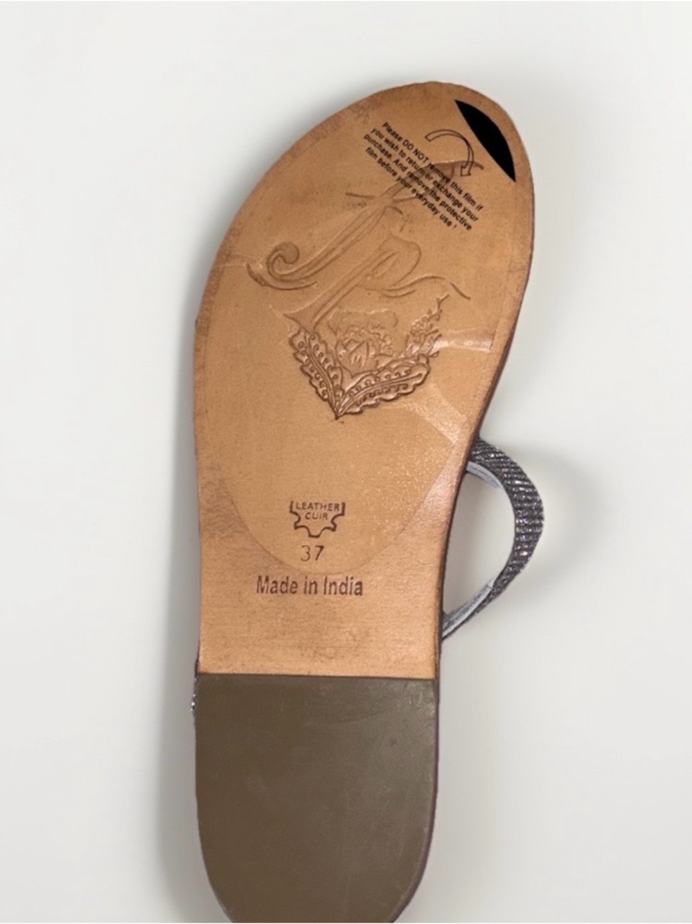 Free People Sunset Cruise Silver Rhinestone Sandals - Picture 7 of 11